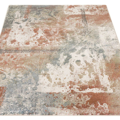 Distressed Canvas Argentum Rug
