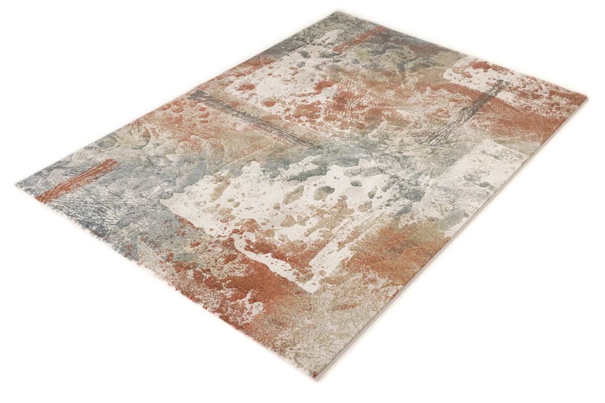 Distressed Canvas Argentum Rug
