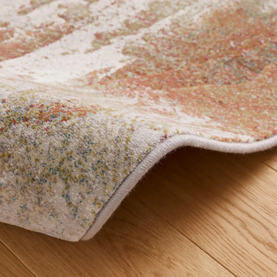 Distressed Canvas Argentum Rug