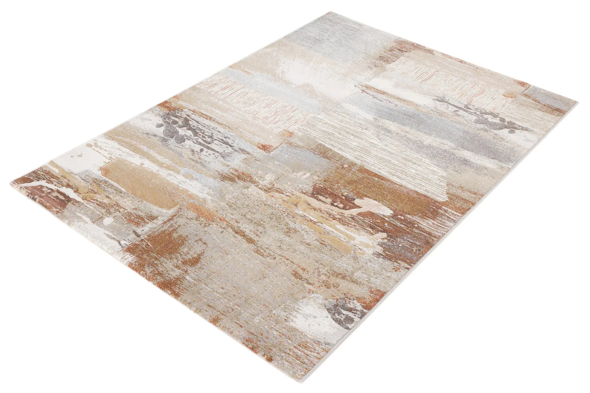 Funky Abstract Design Argentum Rug