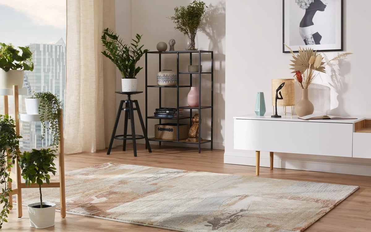 Funky Abstract Design Argentum Rug