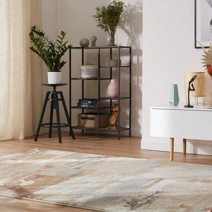 Funky Abstract Design Argentum Rug