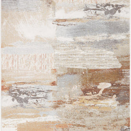 Funky Abstract Design Argentum Rug