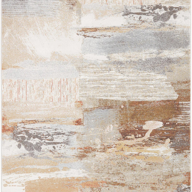 Funky Abstract Design Argentum Rug
