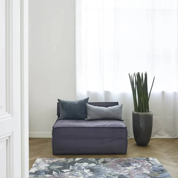 Multicoloured Floral Modern Style Argentum Rug