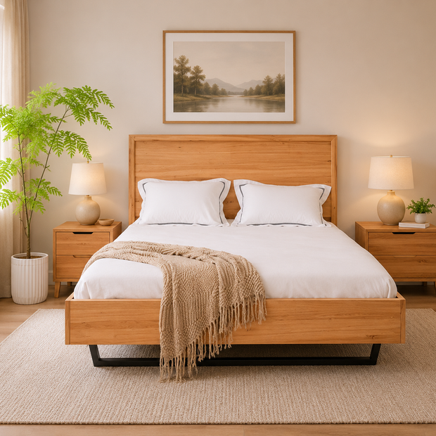 Della Queen Bedframe Metal Leg