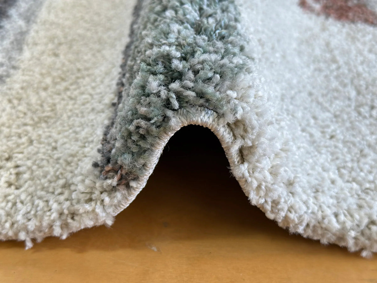 Modern Abstract Pattern Mehari Shaggy Rug