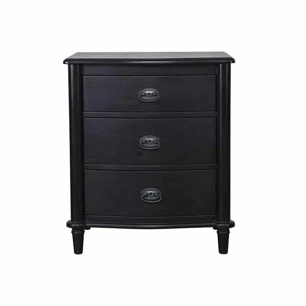 French Bedside 3 Drawer
