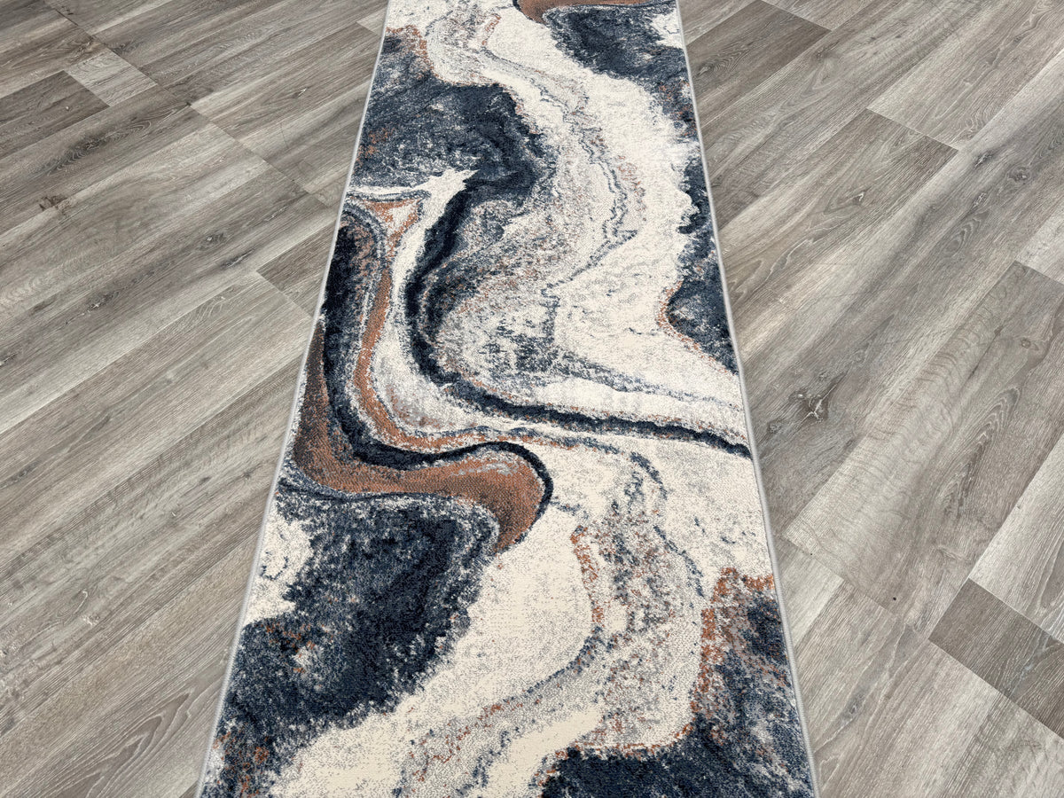 Argentum Hallway Runner Size: 67cm wide x Cut to order