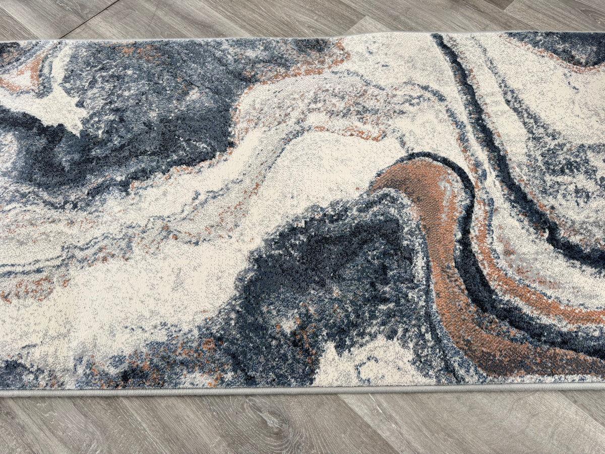 Argentum Hallway Runner Size: 67cm wide x Cut to order