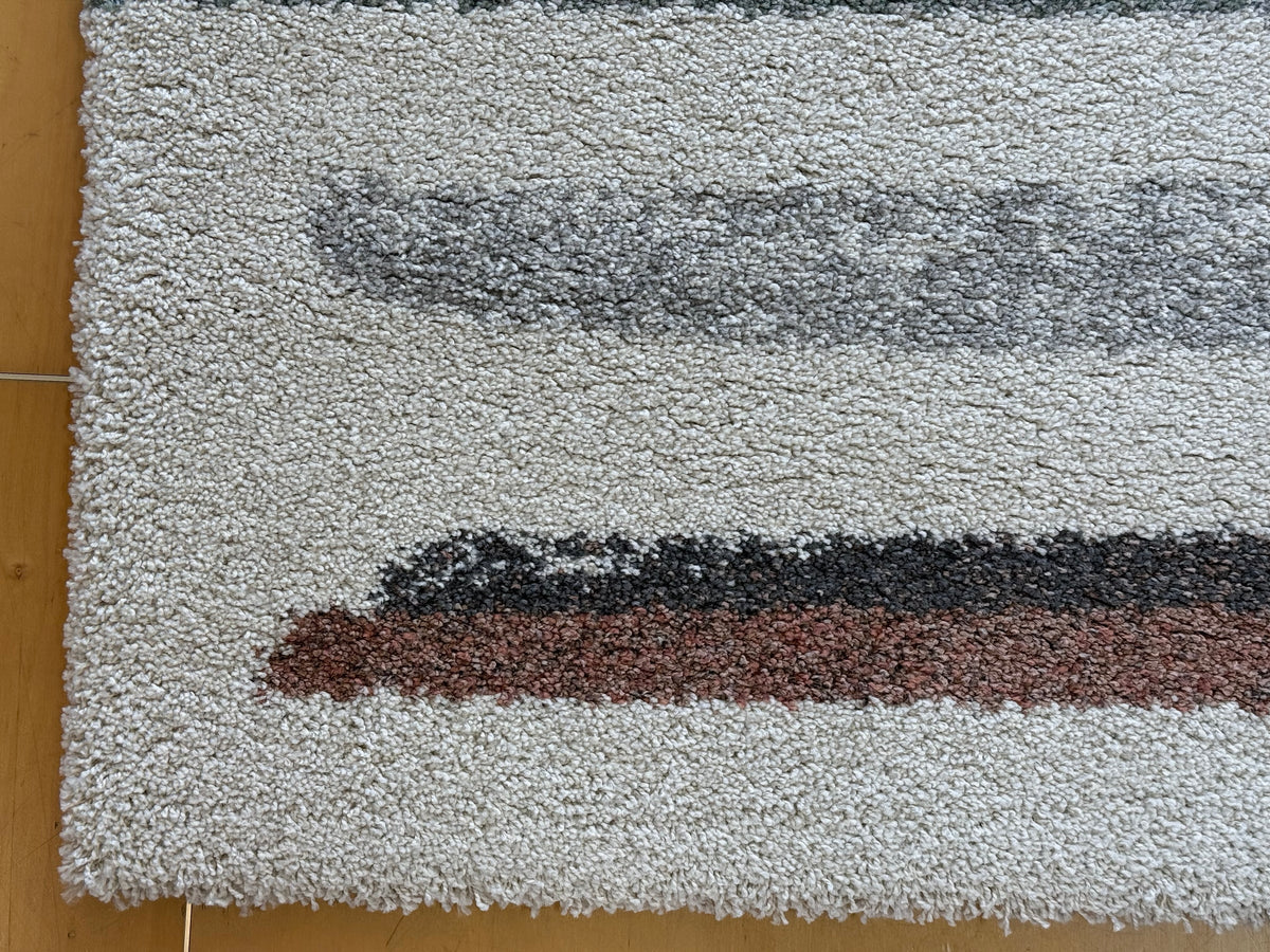 Modern Abstract Pattern Mehari Shaggy Rug