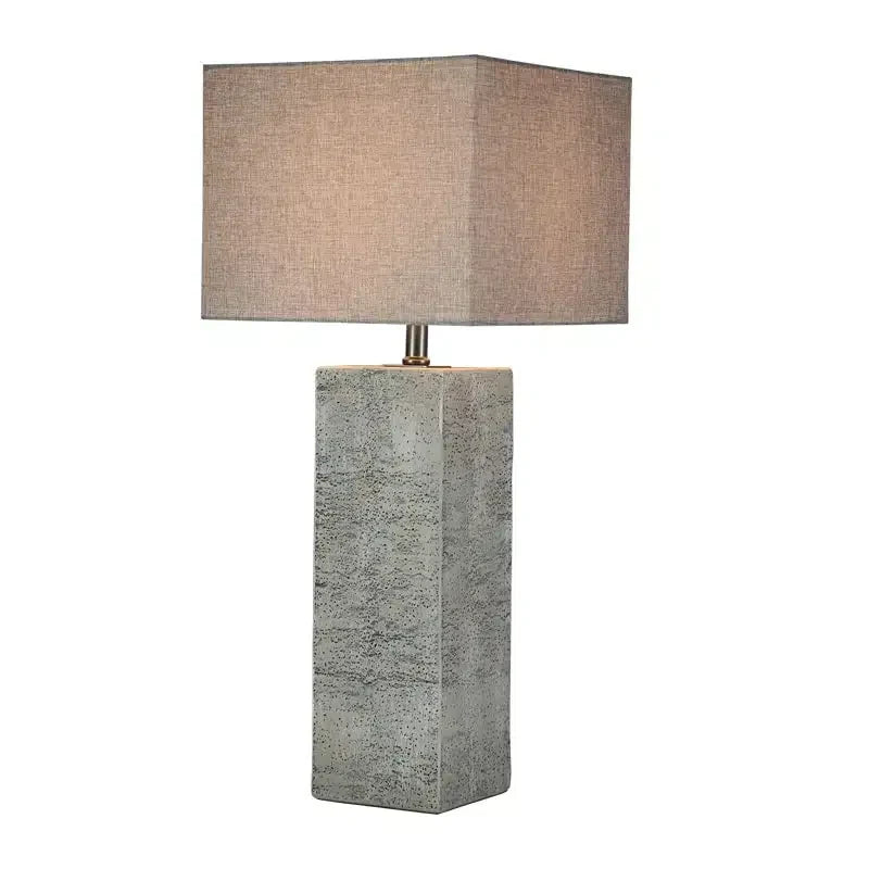 Ingalls Table Lamp - Cement + Grey Shade