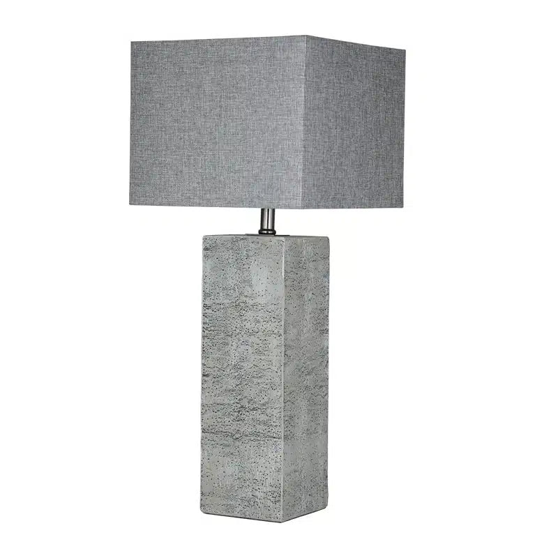 Ingalls Table Lamp - Cement + Grey Shade