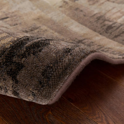 Modern Design Beige & Brown Shade Argentum Rug