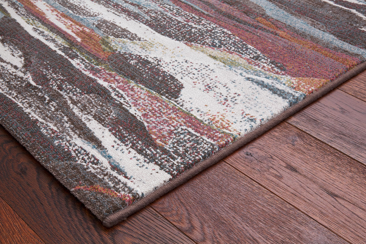Multi Coloured Contemporary Design Argentum Rug
