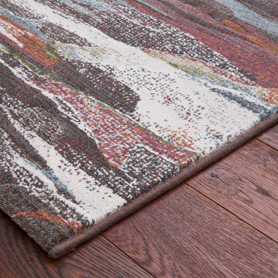 Multi Coloured Contemporary Design Argentum Rug