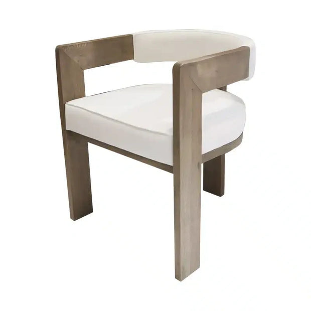 Croydon Dining Carver- Ivory.