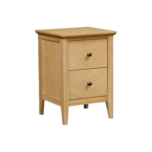 Hemsly 2 Drawer Bedside
