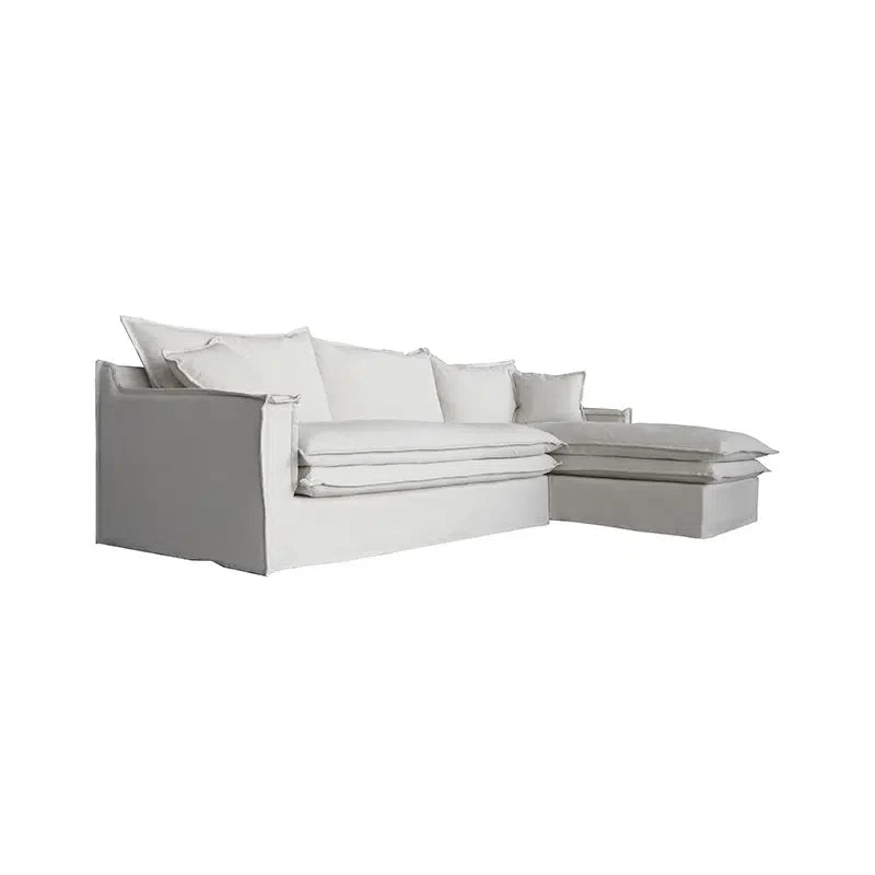Orlando Chaise Sofa Right -Natural