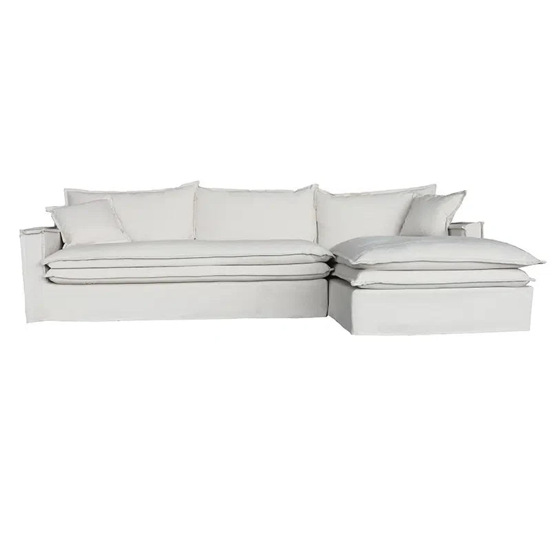 Orlando Chaise Sofa Right -Natural