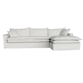 Orlando Chaise Sofa Right -Natural