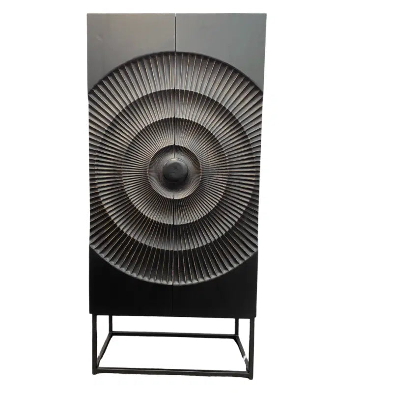 Hype 2 Door Cabinet Black
