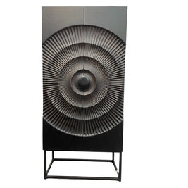 Hype 2 Door Cabinet Black