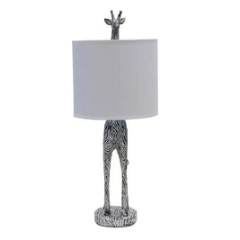 Giraffe Table Lamp Natural White