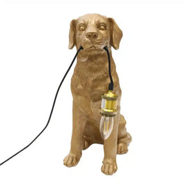 Labrador Table Lamp - Golden