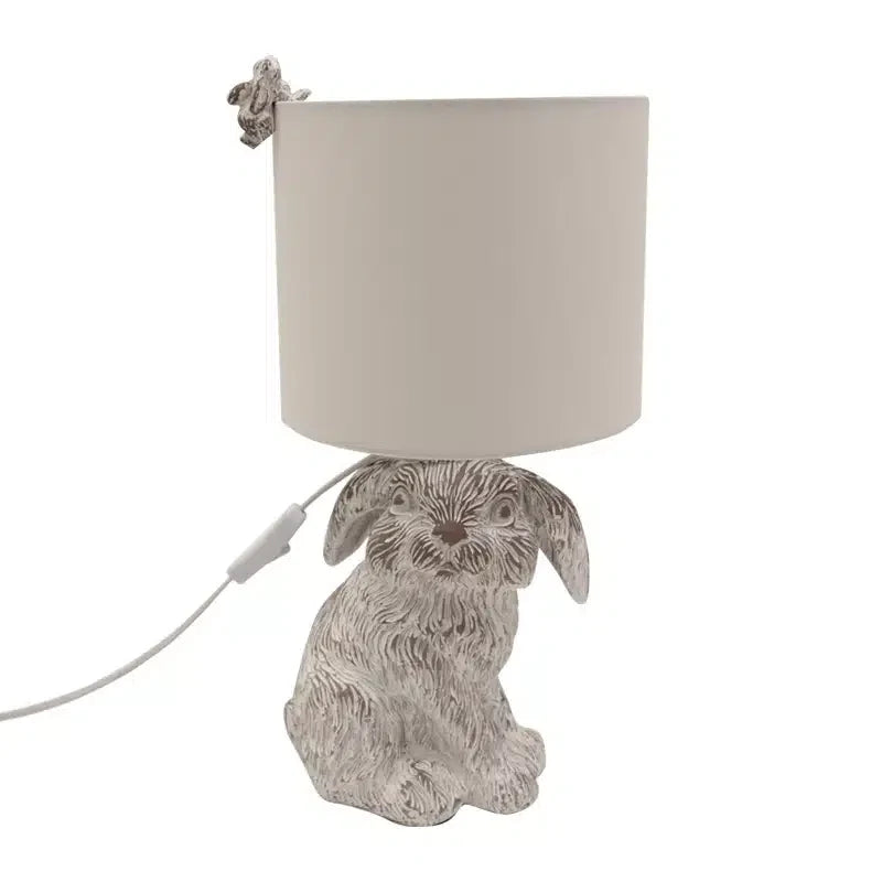 Baby Bunny Table Lamp Stone White