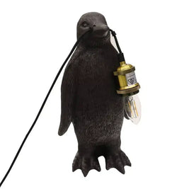 Penguin Table Lamp 36cm Black