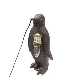 Penguin Table Lamp 36cm Black