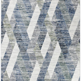 Geometric Design Argentum Rug Size: 240 x 330cm