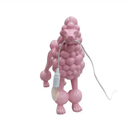 Poodle Lamp Pink