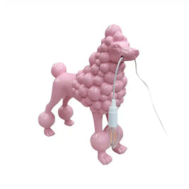 Poodle Lamp Pink
