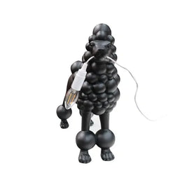 Poodle Lamp - Matte Black