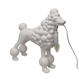 Poodle Lamp Gloss White