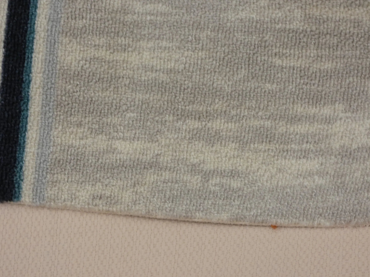 Greek Key Design Non Slip Rubber Back Runner 80cm Wide x Cut To Order