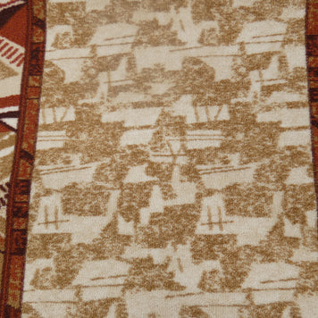 Border Design Non Slip Rubber Back Runner 80cm Wide x Cut To Order