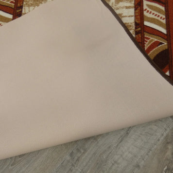 Border Design Non Slip Rubber Back Runner 80cm Wide x Cut To Order