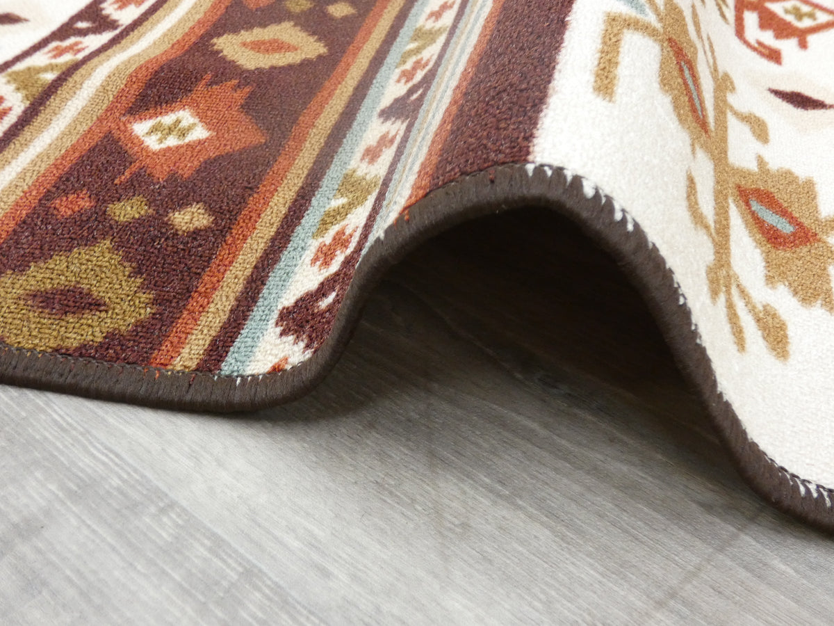 Aztek Design Non Slip Rubber Back Runner 80cm Wide x Cut To Order