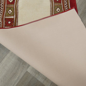 Border Design Non Slip Rubber Back Runner 80cm Wide x Cut To Order