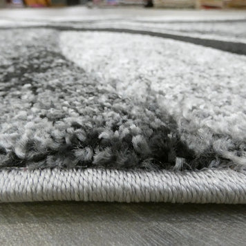 Aroha Abstract Modern Grey Colour Turkish Hallway Runner 80cm Wide x Cut To Order