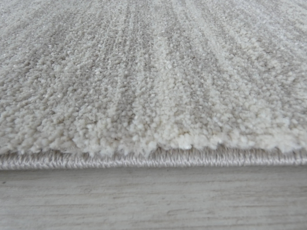 Swirl Abstract Style Aroha Rug in Beige
