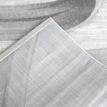 Swirl Abstract Style Aroha Rug in Beige