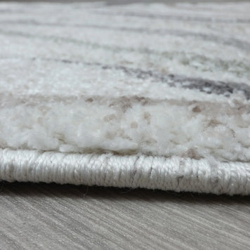 Swirl Abstract Style Neutral Colour Hallway Runner 80cm Wide x Cut To Order