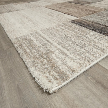 Geometric Design Neutral Colour Rug