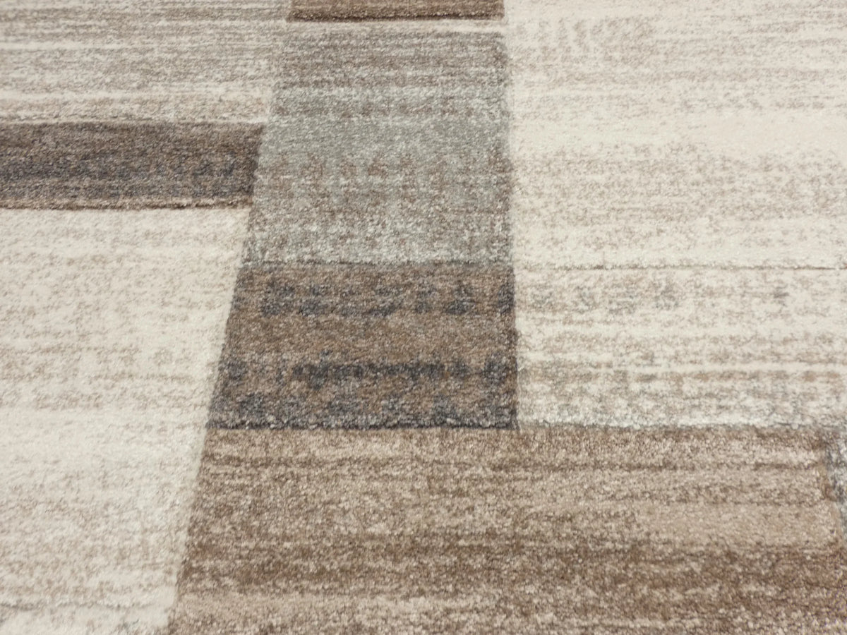 Geometric Design Neutral Colour Rug