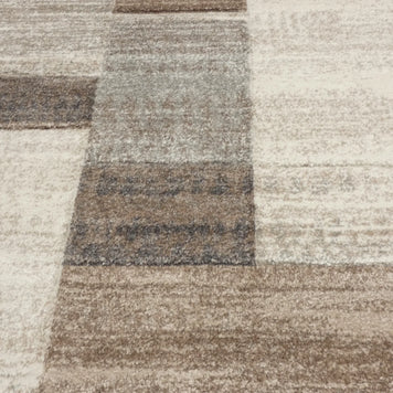 Geometric Design Neutral Colour Rug