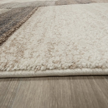 Geometric Design Neutral Colour Rug